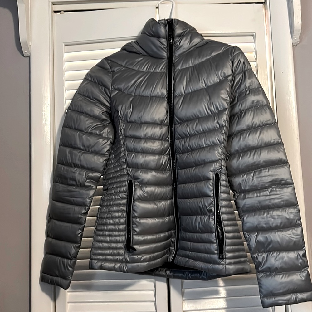 Extra small, silver, Calvin Klein puffer jacket